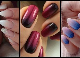 Peste 150 modele de unghii Ombre pe care sa le incerci in 2023 modele unghii ombre