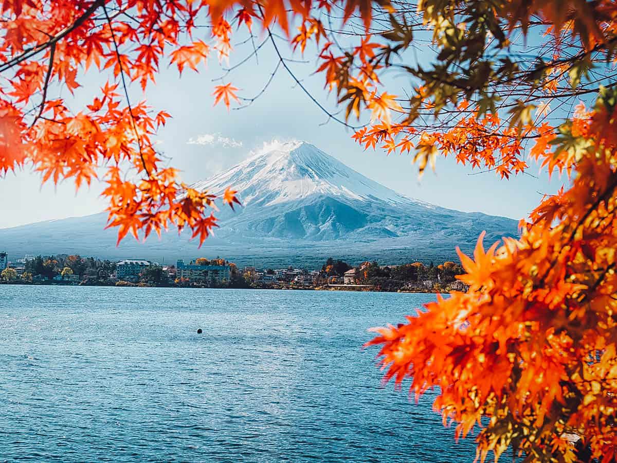 Lacul Kawaguchiko, Japonia