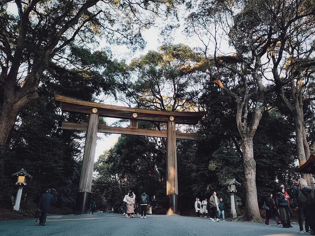 Altarul Meiji din Tokyo, Japonia