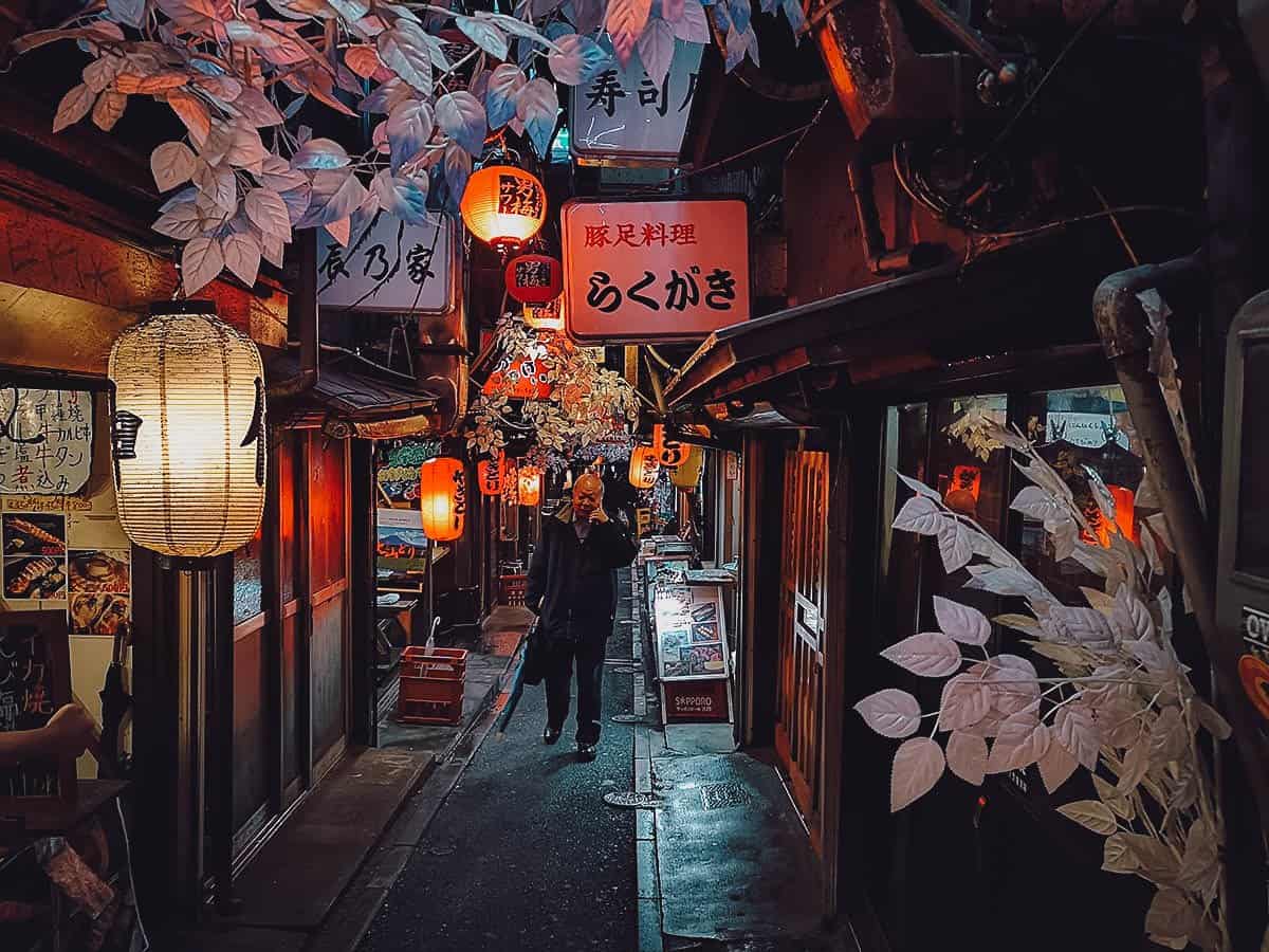 Omoide Yokocho din Tokyo, Japonia