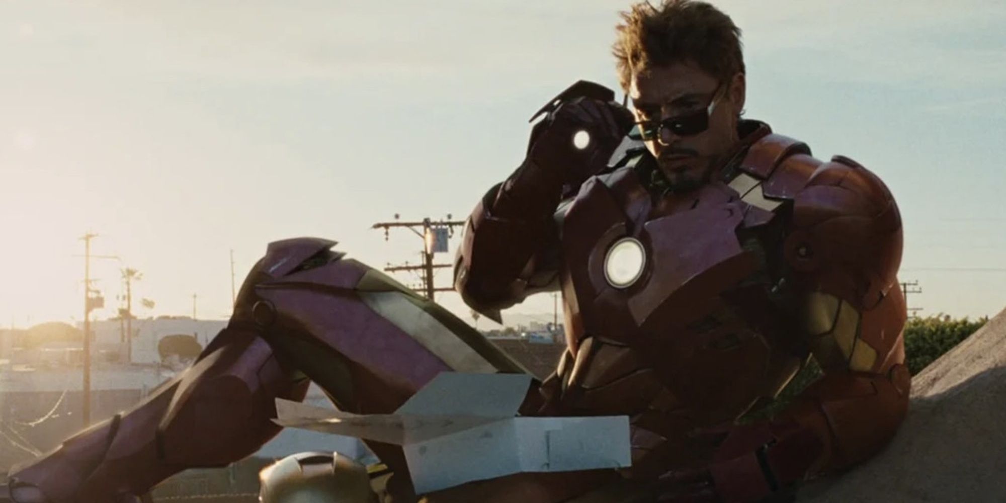 Robert Downey Jr ca Tony Stark in Iron Man 2