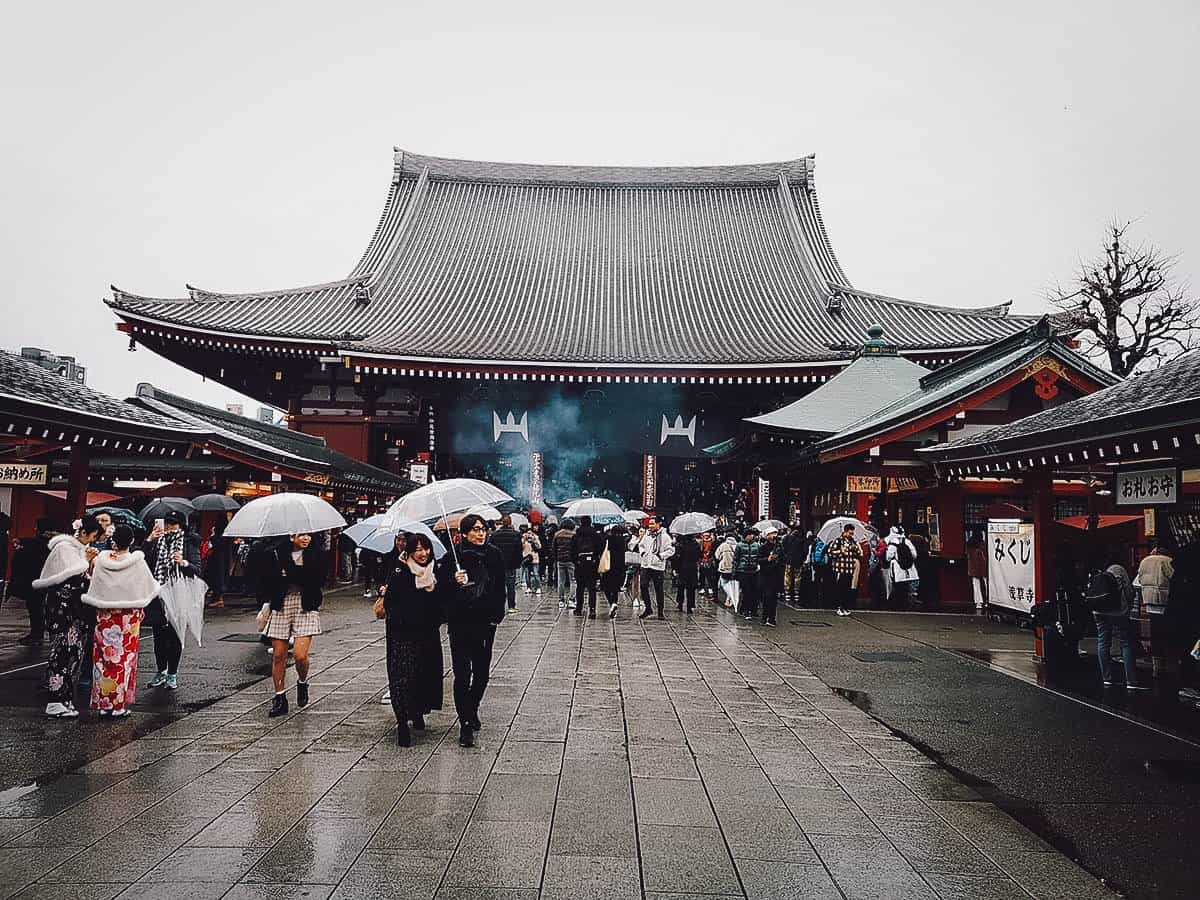 Senso-ji din Tokyo, Japonia