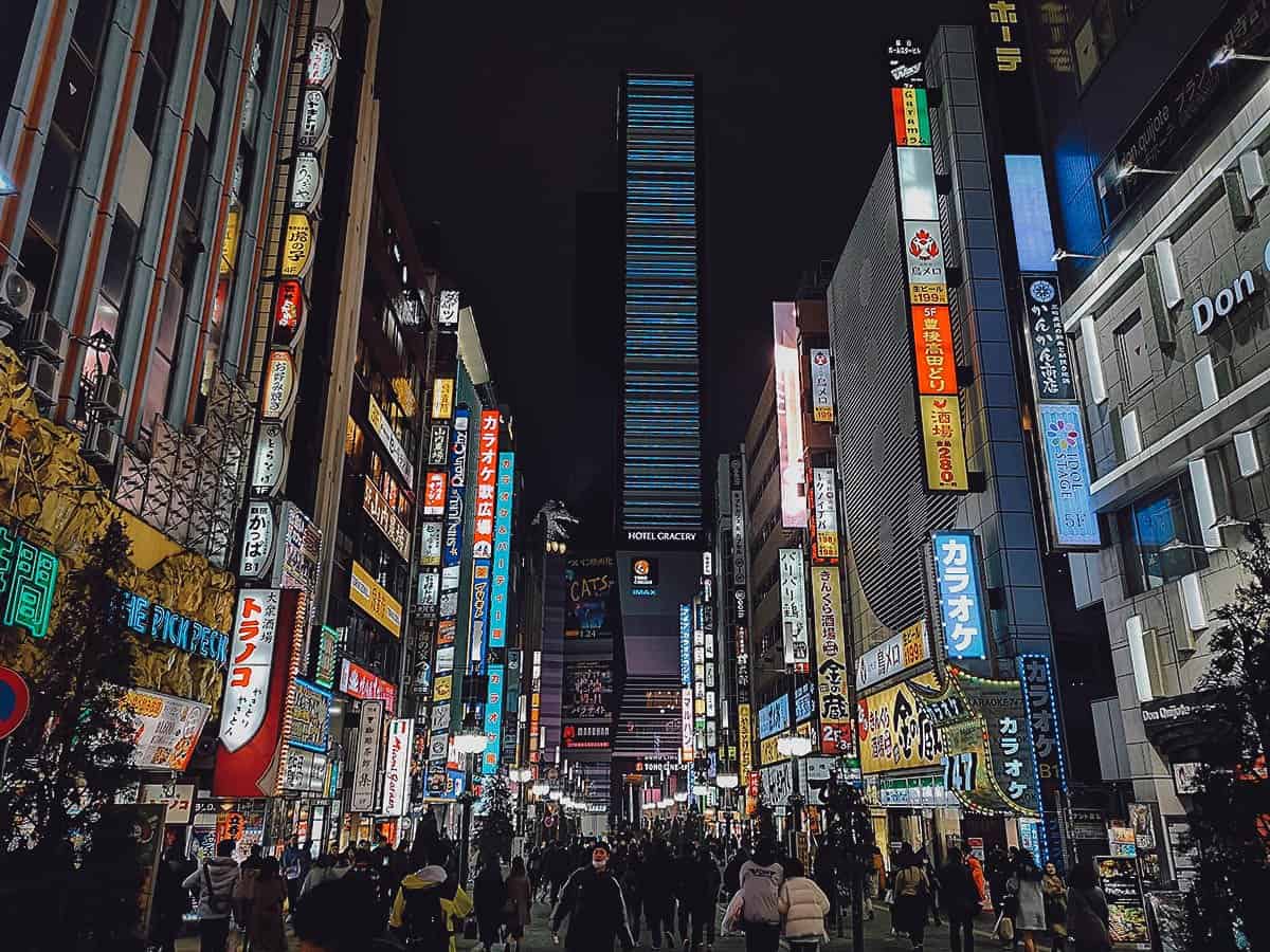 Shinjuku din Tokyo