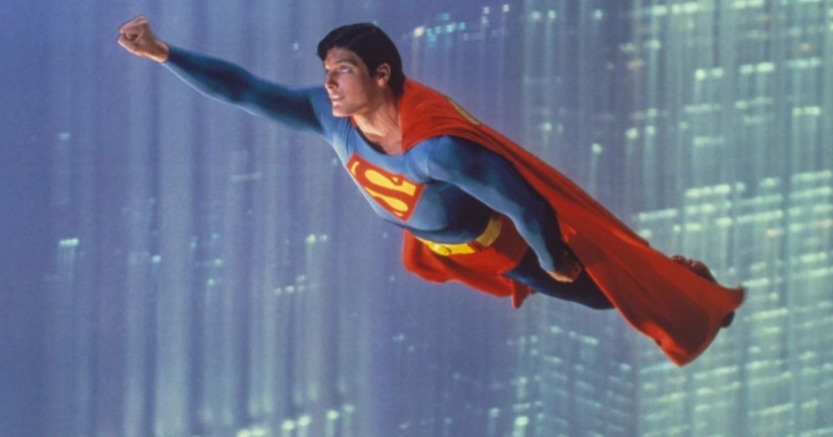 Superman luand zborul in Superman the Movie