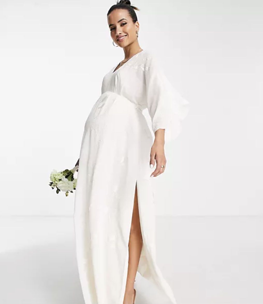 rochie de mireasa de maternitate